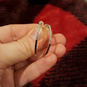 Sterling silver dangle drop stud earrings